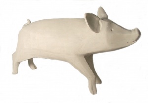 Ceramic piglet Bladud